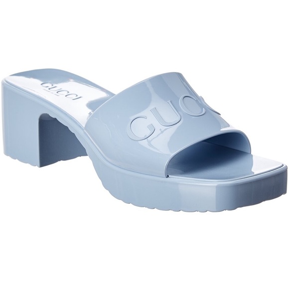 New - Authentic Gucci Rubber Slide - Size 42 - Picture 2 of 4